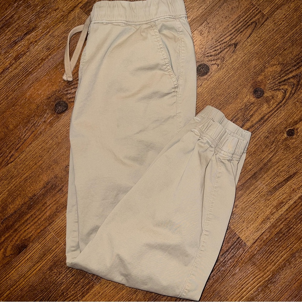 Sonoma Khaki Modern Fit Stretch Tan Cuffed Jogger Pants Size L - Picture 7 of 10